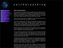Tablet Screenshot of earthbreathing.co.uk